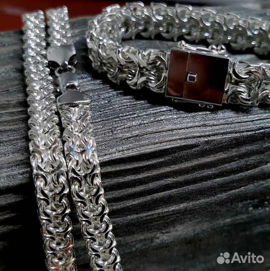 Серебряная цепь рамзес 925