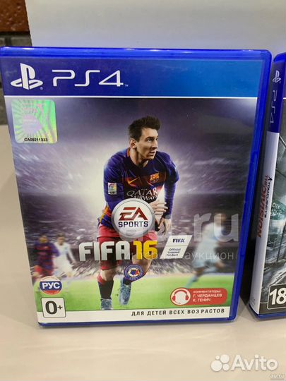 PS4) fifа 16 - русская версия