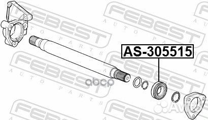 Подшипник полуоси chevrolet aveo 09-17 EU