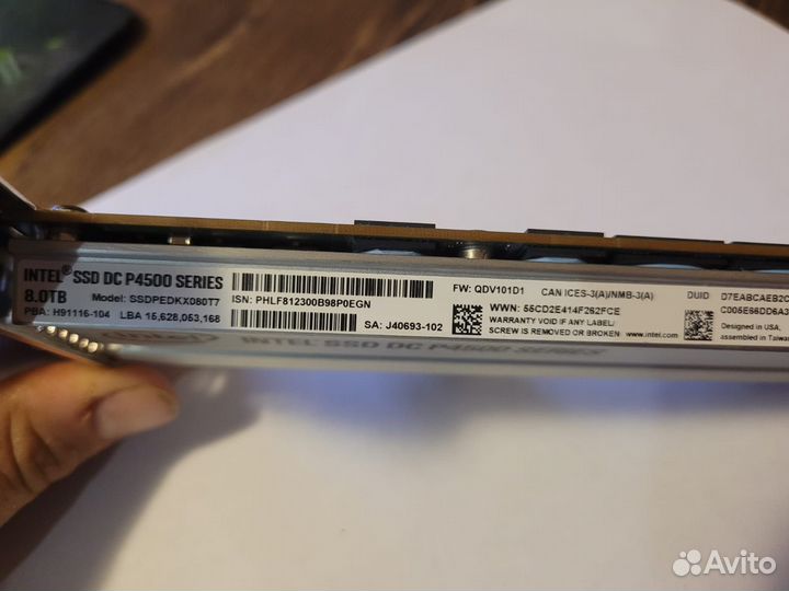 Intel SSD DC P4500 (nvme)