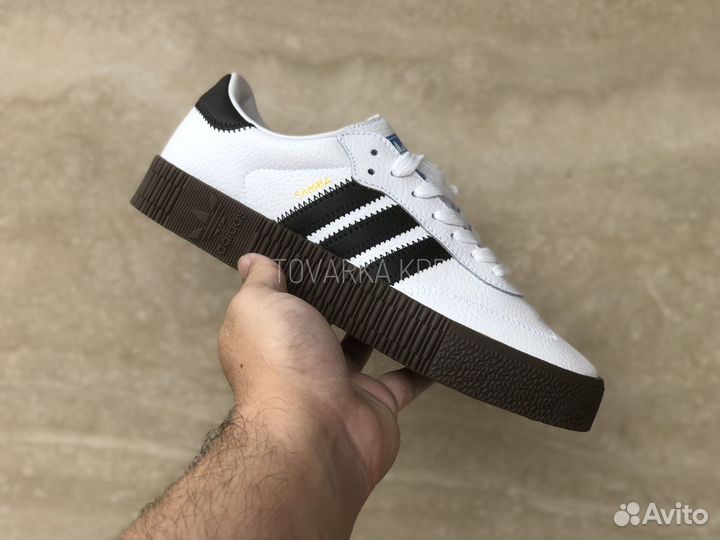 Кроссовки Adidas Samba rose White Black Gum