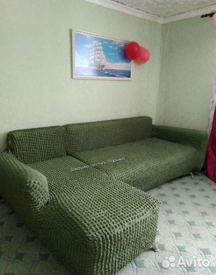 Чехлы на угловые диваны с оттоманкой