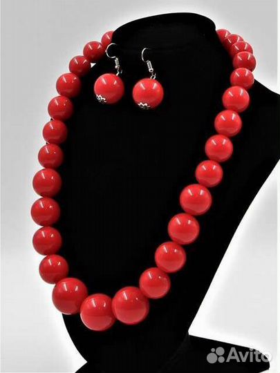 Бусы и серьги