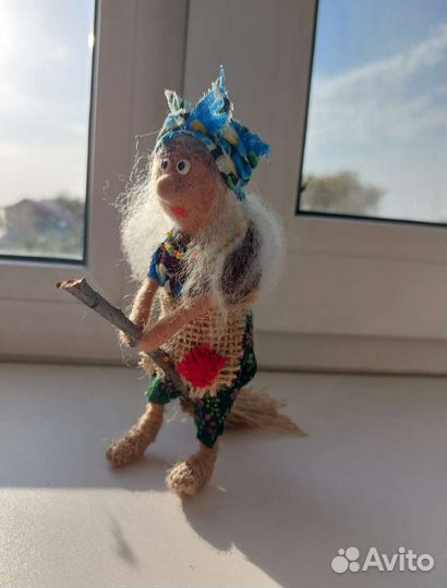 Игрушка ручной работы. Баба яга