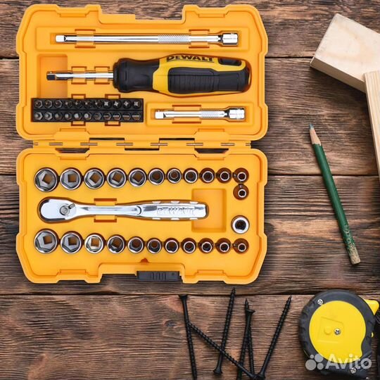 Набор торцевых головок dewalt dwmt81610-0