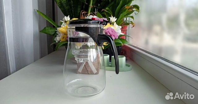 Чайник заварочный стеклянный гунфу 900 мл