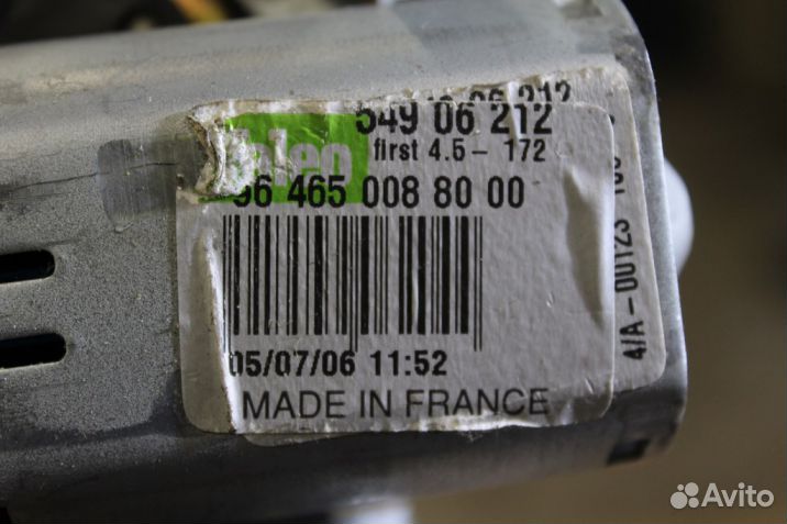 Моторчик стеклоочистителя заднего стекла Peugeot 4