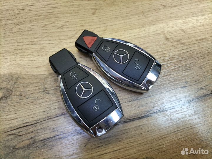 Ключ Mercedes (рыбка) 2 кнопки