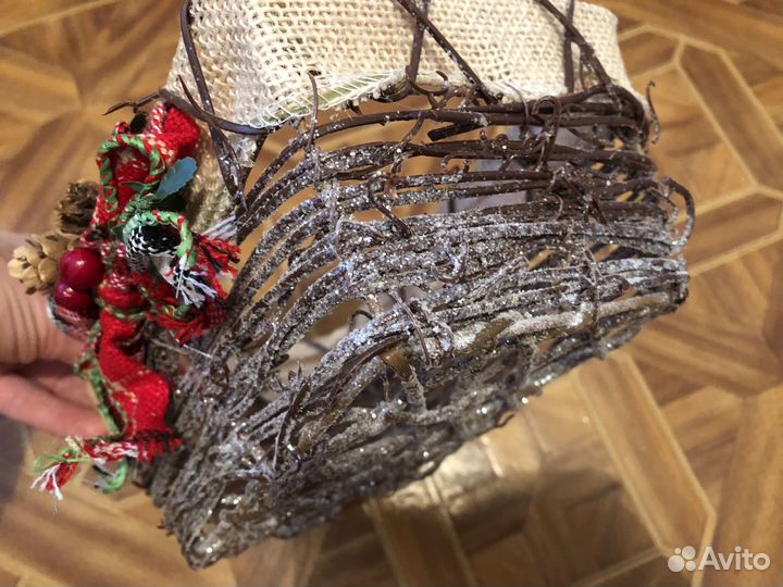 Корзинка новогодняя