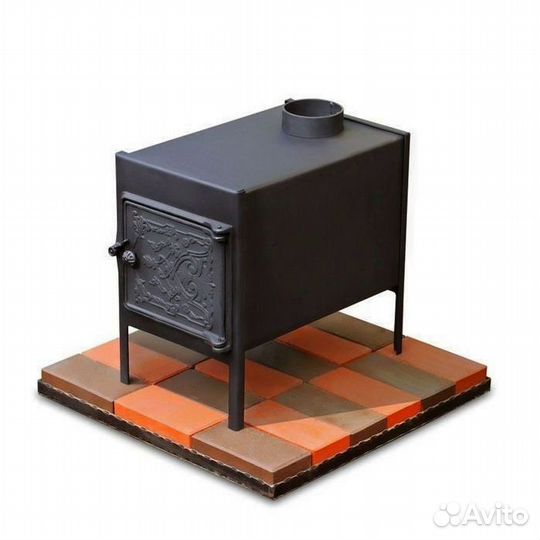 Печь камин на дровах