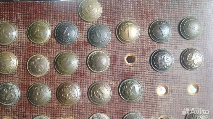 Пуговицы Франция (большие) Крымская война