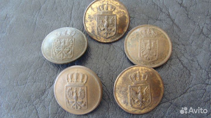 Пруссия, Германия, пуговицы 1-я Мировая Война