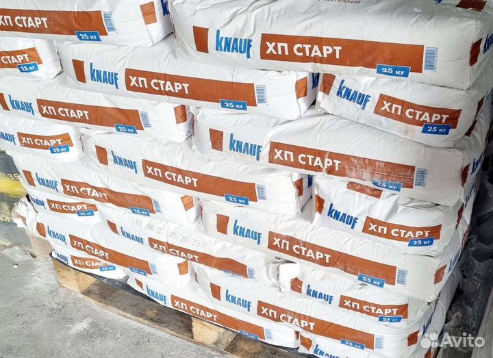 Штукатурка гипсовая Knauf HP Start, 25 кг