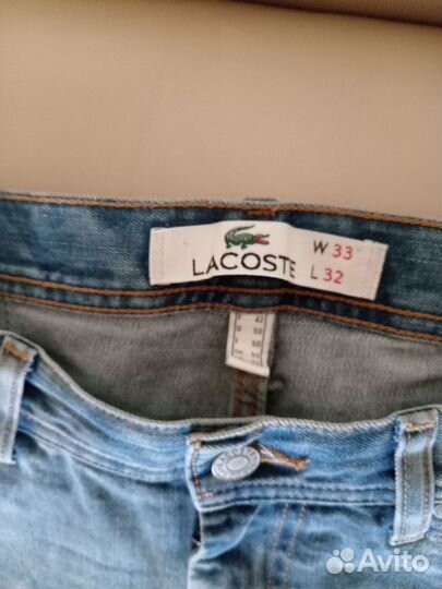 Джинсы мужские Lacoste W33/L32