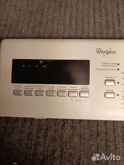 Плата управления стиральной машины whirlpool