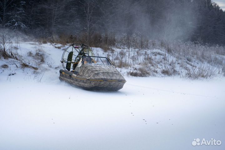Аэролодка raptor 590 в персональной оклейке