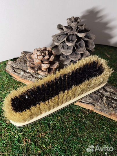 Антикварная щетка для одежды, посеребрение