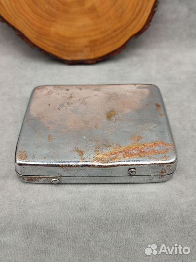 Табакерка / портсигар 1946 год. Латунь