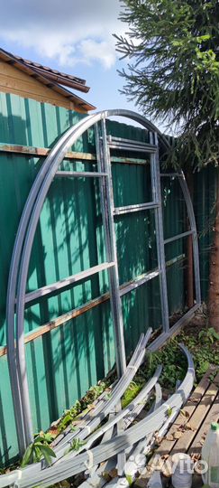 Теплица 3х8 арки, крепёж