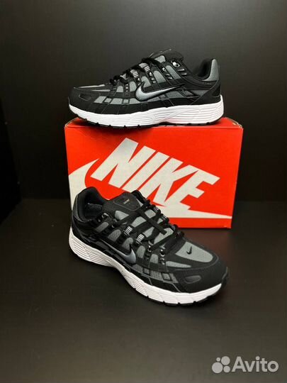 Nike P-6000 Black/Grey(Зима)