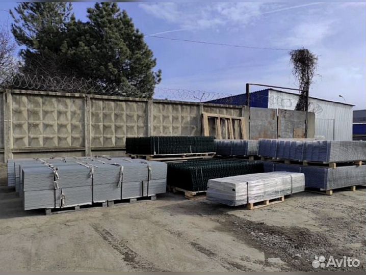 Забор из 3д сетки