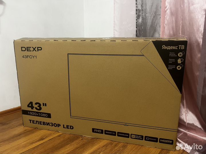 Телевизор dexp 43fcy1