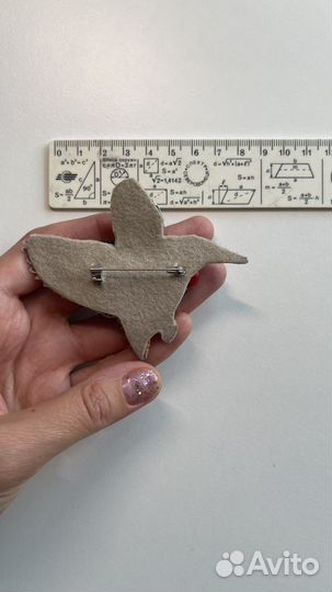 Брошь крупная ручная работа