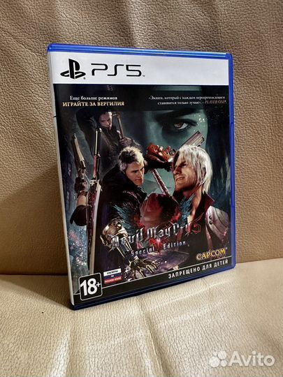 Devil may cry 5 ps5 диск в идеале