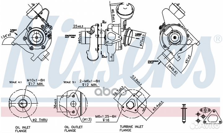 Турбокомпрессор mercedes sprinter 06- 93192