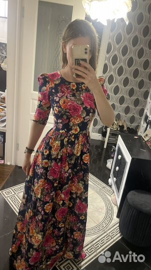 Платье золотой песок 40-42