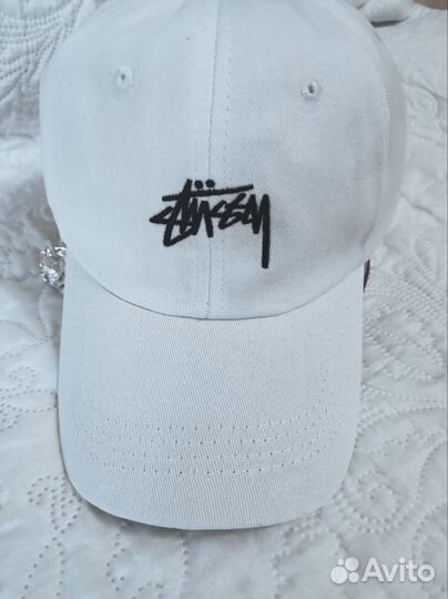 Кепка stussy(Белая,черная)