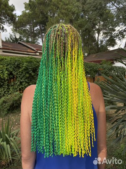 Плетение афрокос