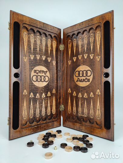 Нарды резные дерево - Ауди, Лексус, Тойота