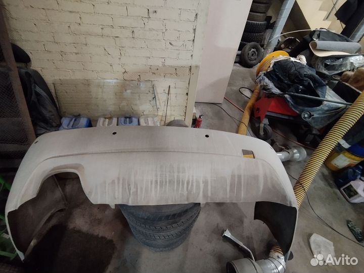 Задний бампер BMW 5 e60 м тех