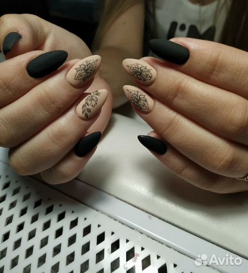 Шеллак гель лак наращивание