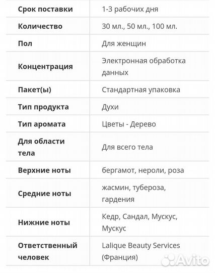 Lalique L'Amour женский парфюм оригинал