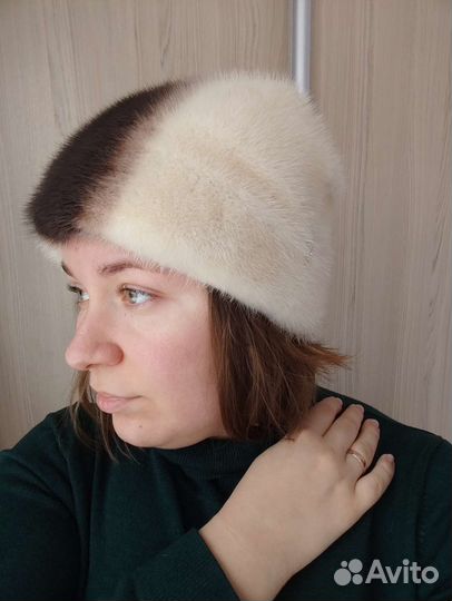 Шапка норковая женская