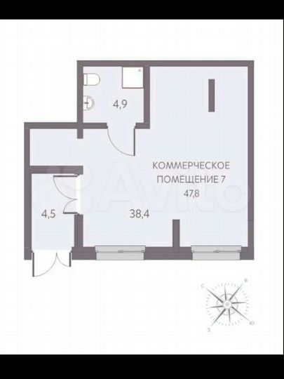 Офис, 47.8 м²