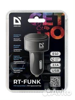 Автомобильный FM-модулятор Defender RT-Funk