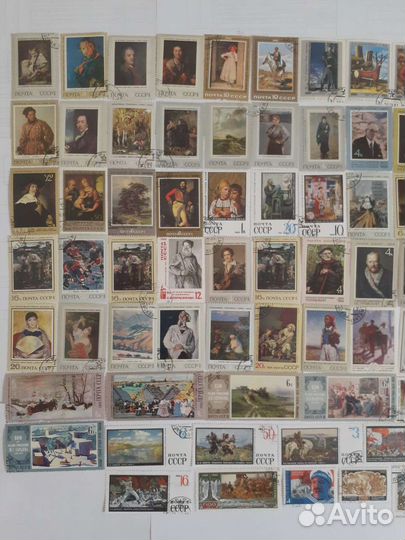 Марки СССР искусство
