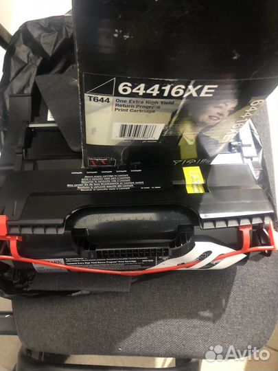 Картридж Lexmark E46016XE / T644 оригинал