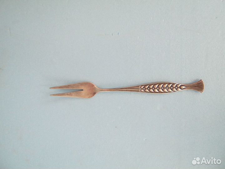 Щипцы для сахара, вилочка для лимона мельхиор