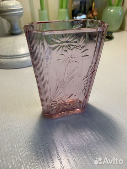 Зеленое стекло, сахарницы