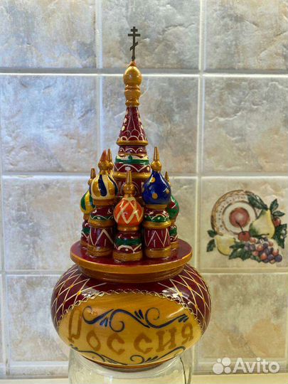 Музыкальный сувенир Россия Собор ручная работа