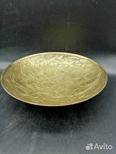 Фруктовница латунная 