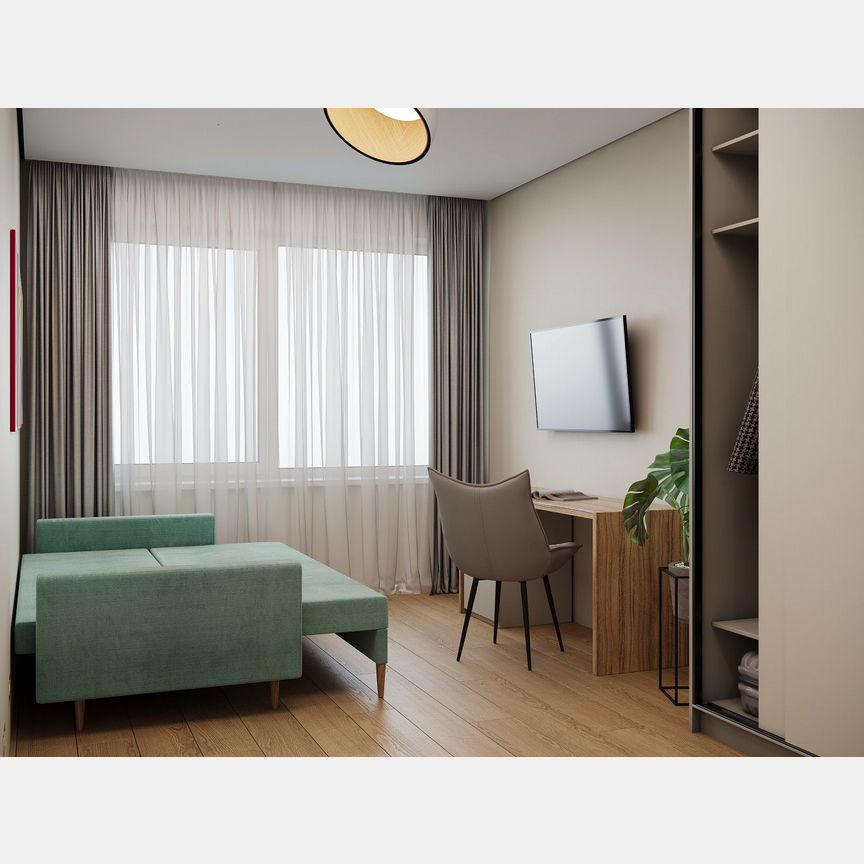 3-к. апартаменты, 67,8 м², 9/24 эт.