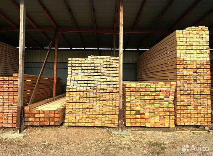 Доска обрезная 50 x150 ту