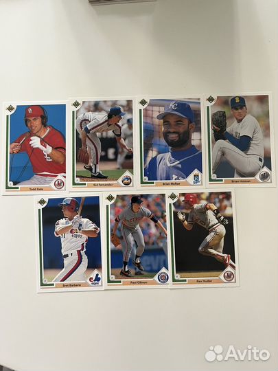 Бейсбол карточки Upper Deck Topps Panini