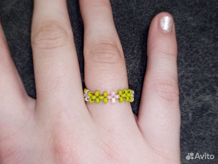 Кольца из бисера