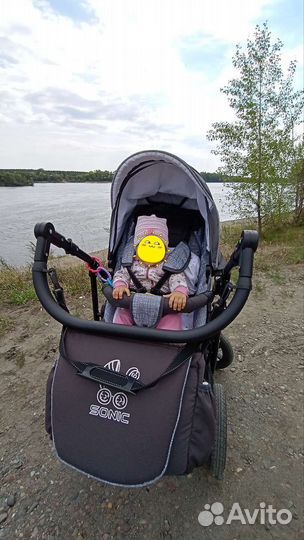 Коляска 3 в 1 зима-лето sonic verdi универсальная